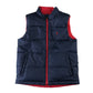 Ralph Lauren 6-7 years navy and red reversible puffer gilet