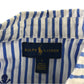Ralph Lauren 7 years blue stripe shirt cotton