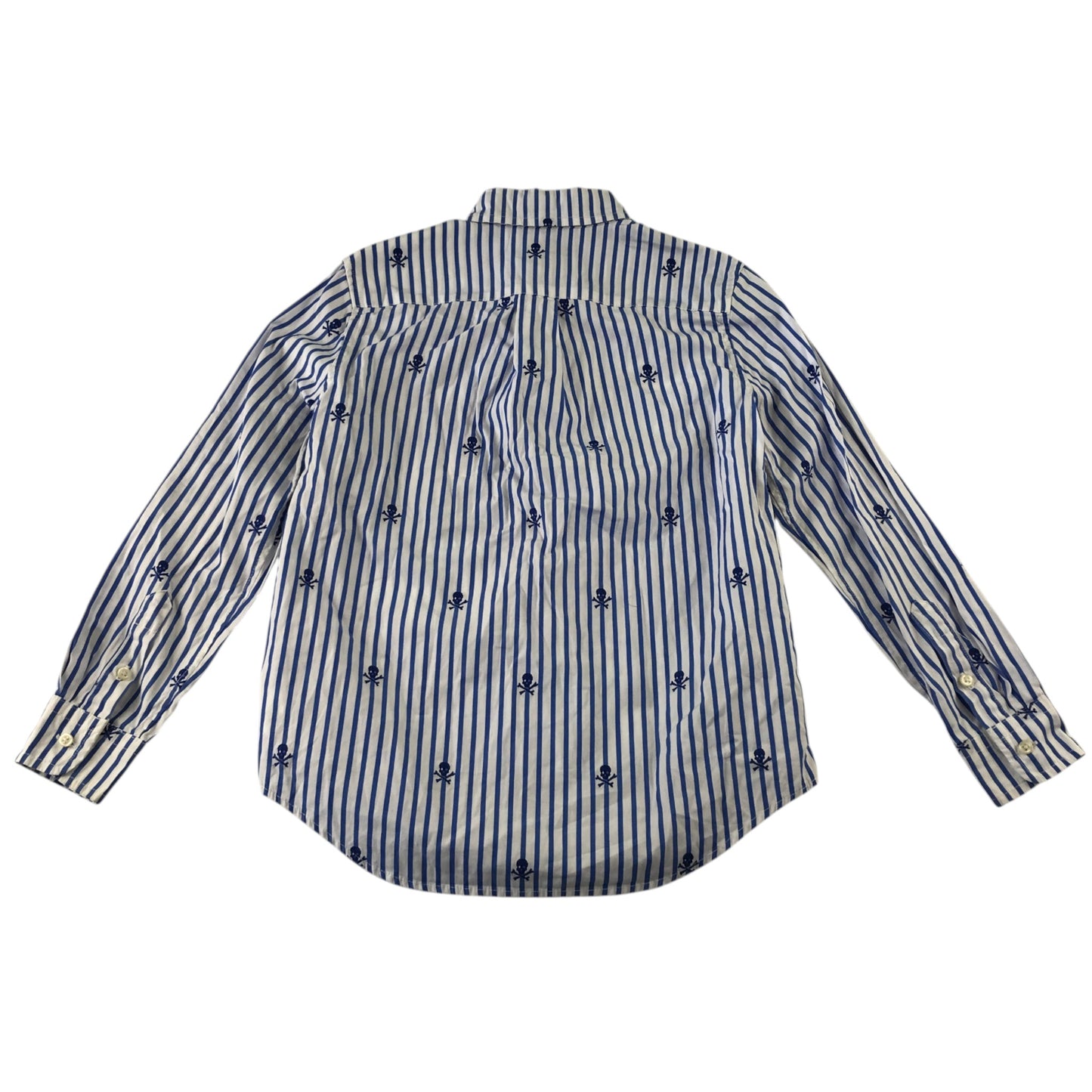 Ralph Lauren 7 years blue stripe shirt cotton