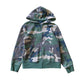 Ralph Lauren 10-12 years green hoodie camo full zipper cotton polyester