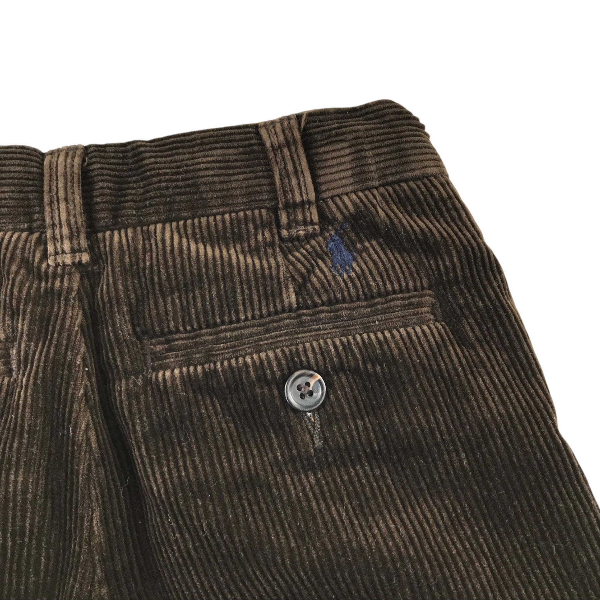 Ralph Lauren 4-5 years brown corduroy straight leg trousers cotton
