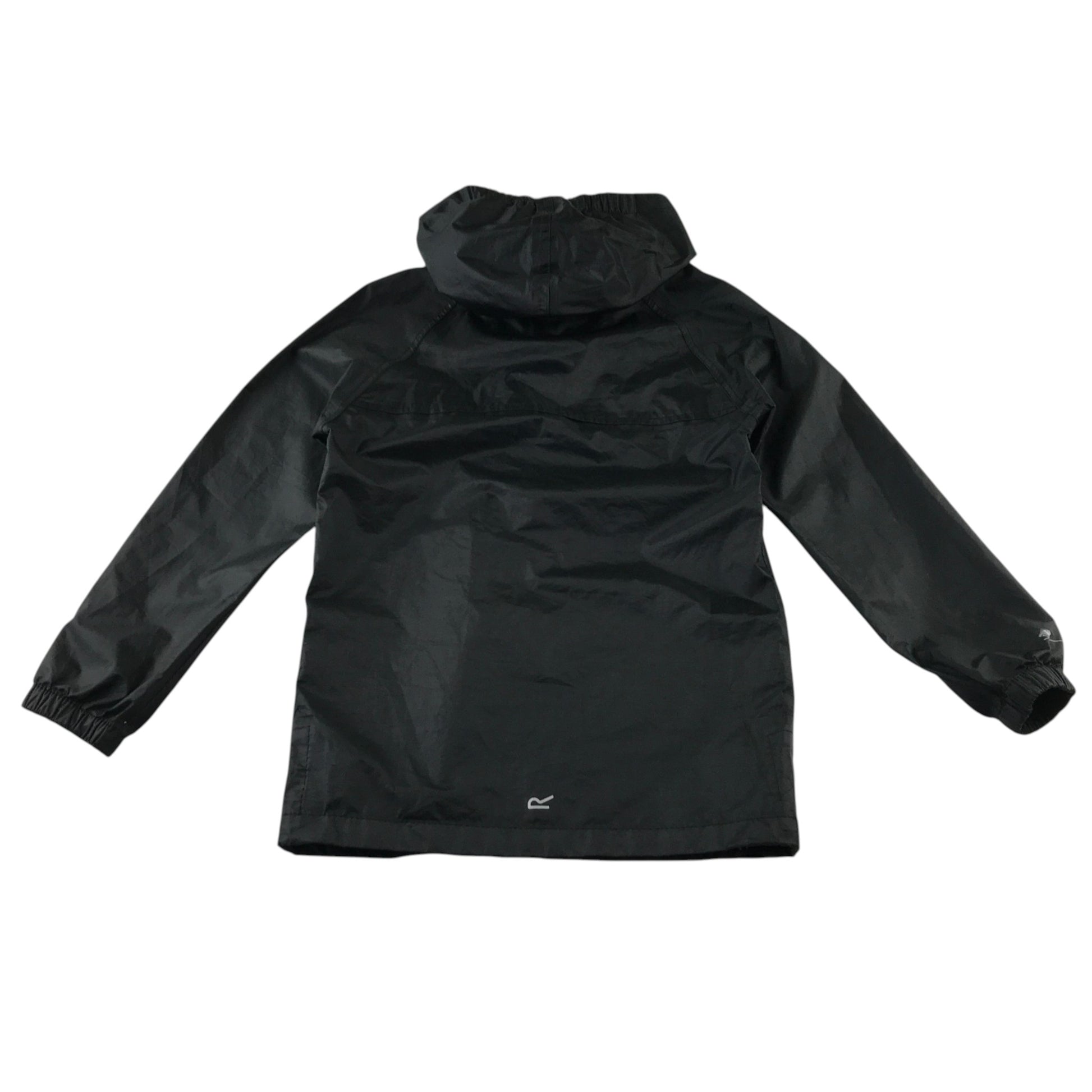 Regatta 7-8 years black waterproof jacket polyester