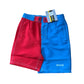 Regatta 7-8 years red and blue swim trunks panelled design polyester