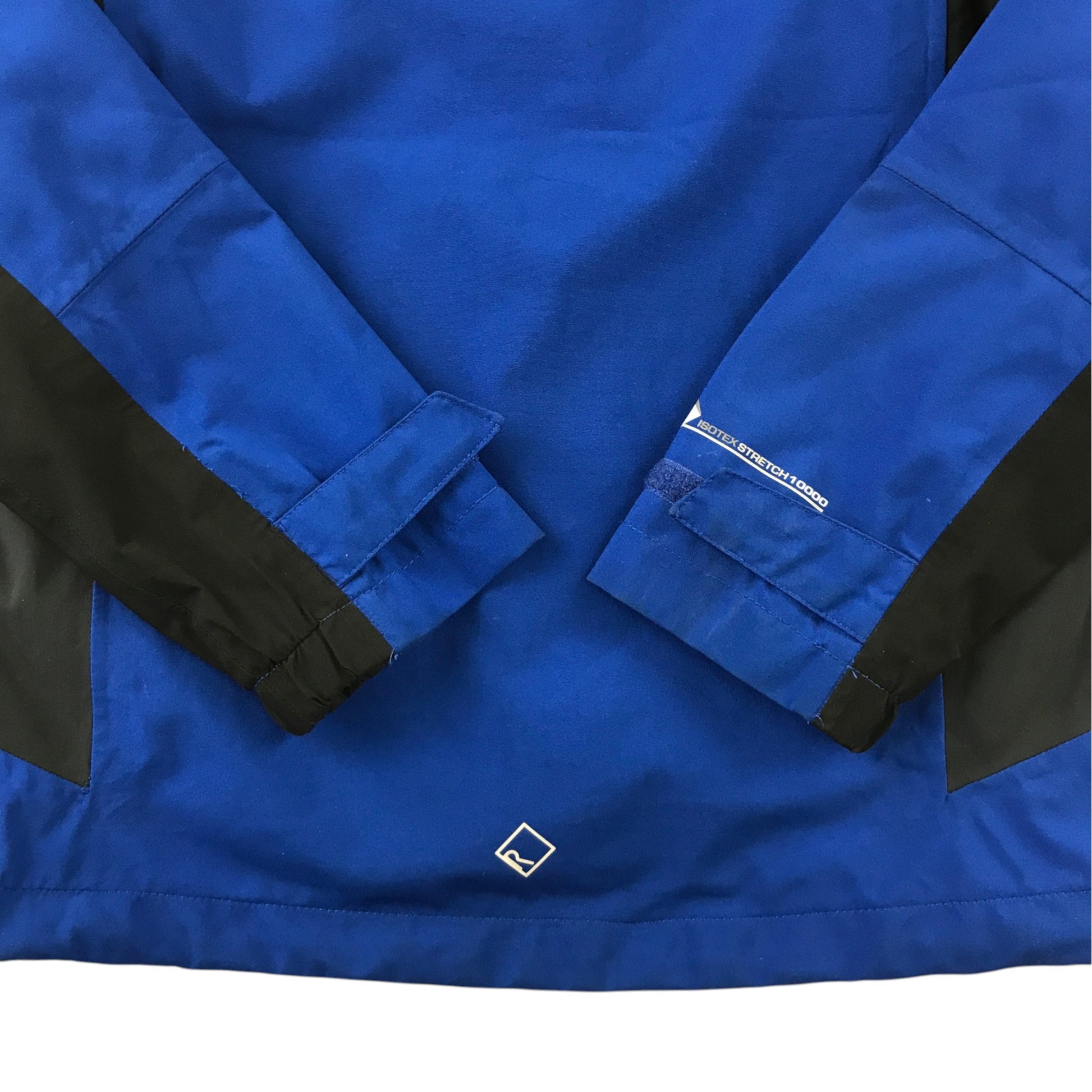 Regatta 9-10 years blue and black showerproof jacket polyester