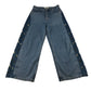 Reversed 8-9 years blue denim jeans cotton