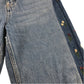 Reversed 8-9 years blue denim jeans cotton