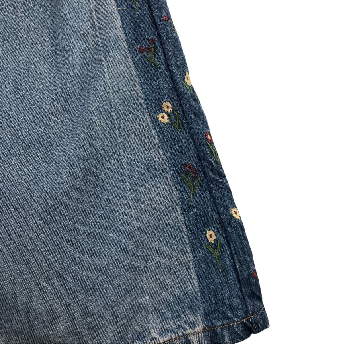 Reversed 8-9 years blue denim jeans cotton