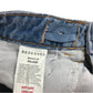 Reversed 8-9 years blue denim jeans cotton