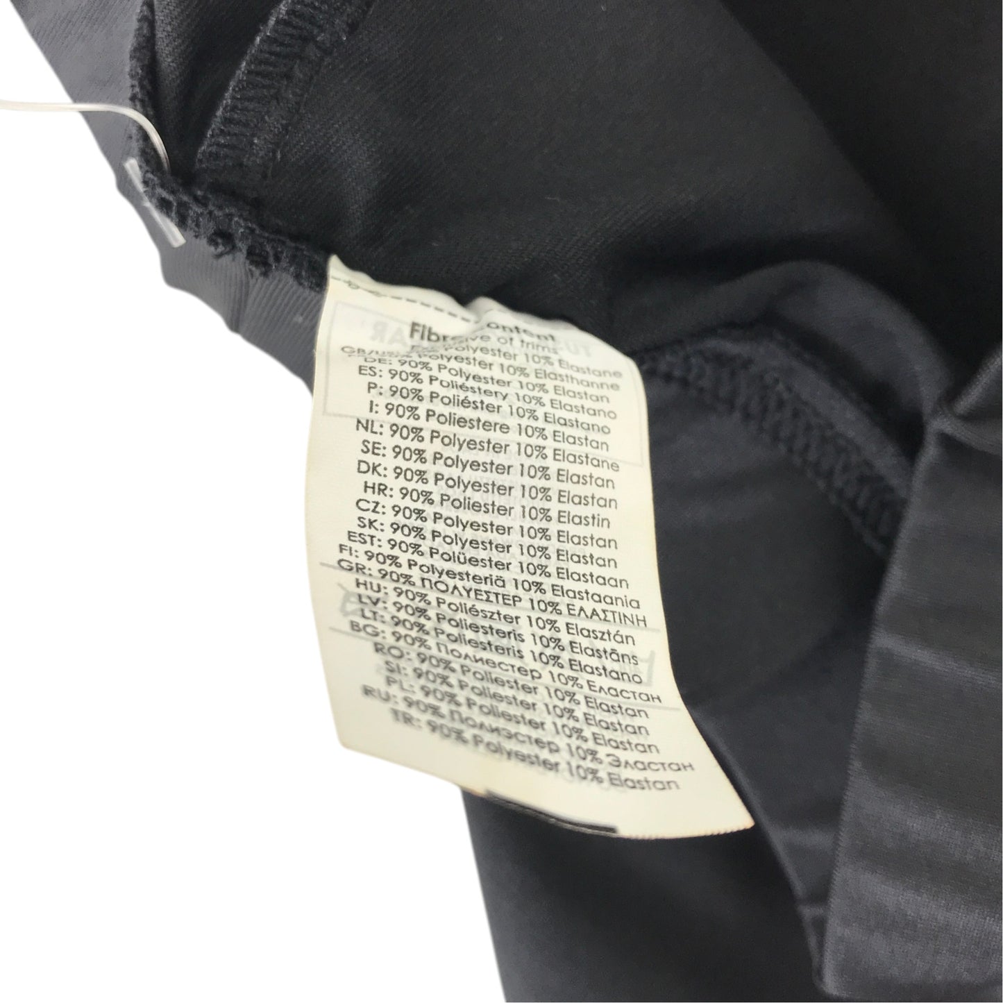Rhino XS black sports thermowear shorts polyester elastane