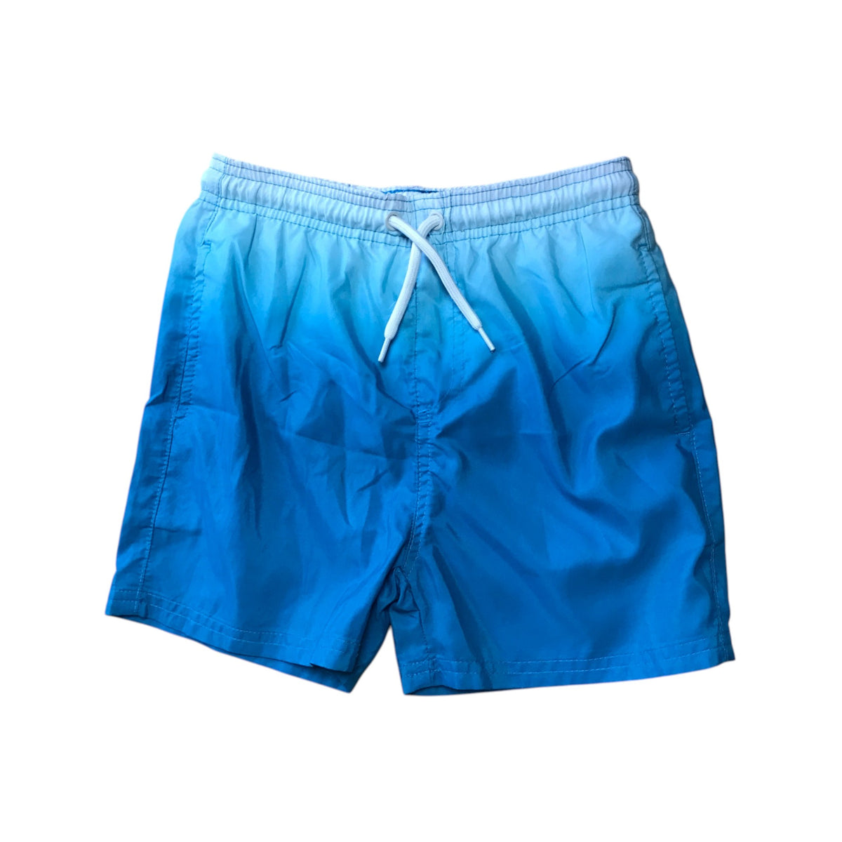 Ript 7-8 years blue swim trunks gradient design polyester