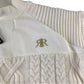River Island 9-10 years cream jumper cotton polyester acrylic