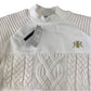 River Island 9-10 years cream jumper cotton polyester acrylic