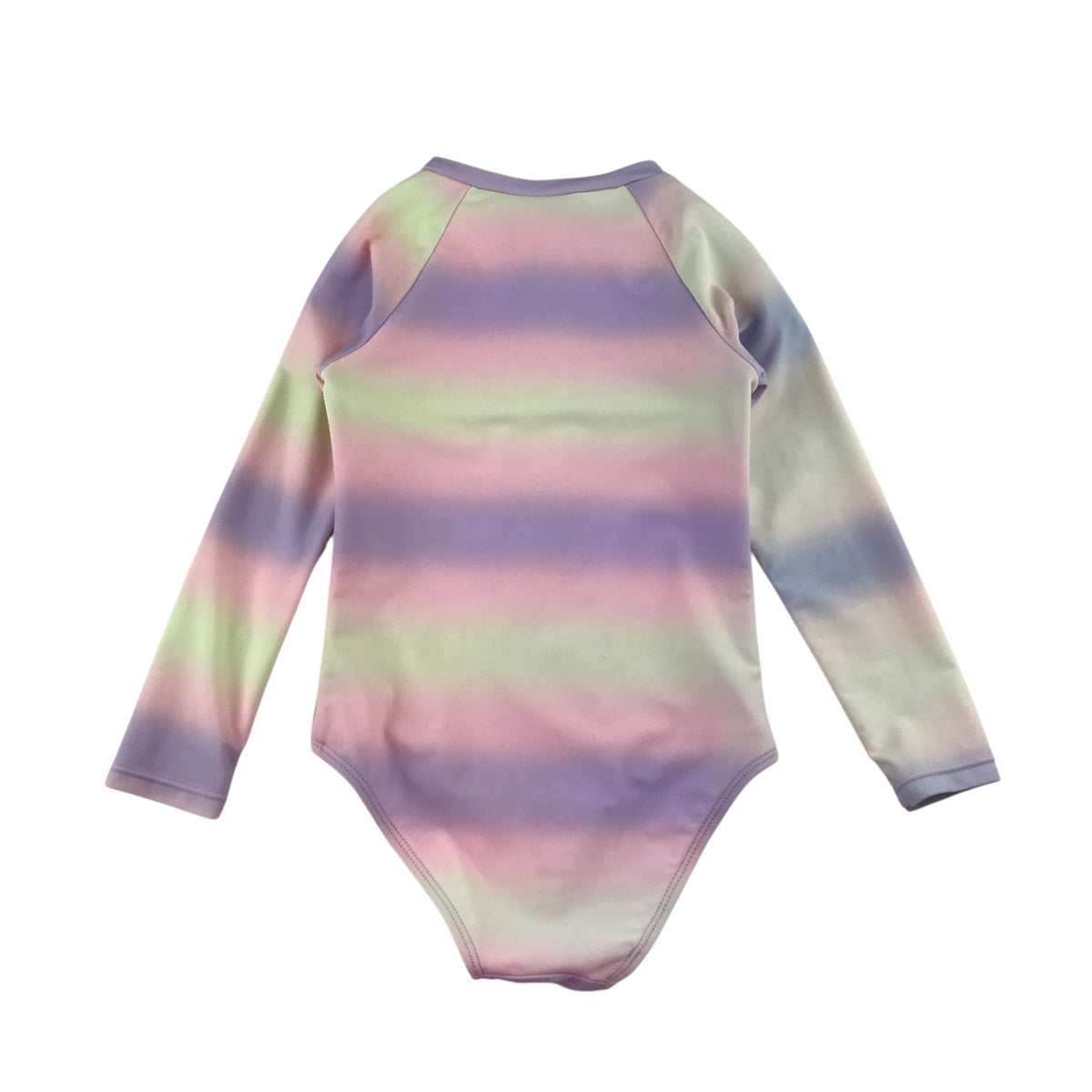 River Island 5-6 years multicolour pastel swim costume long sleeve polyamide elastane