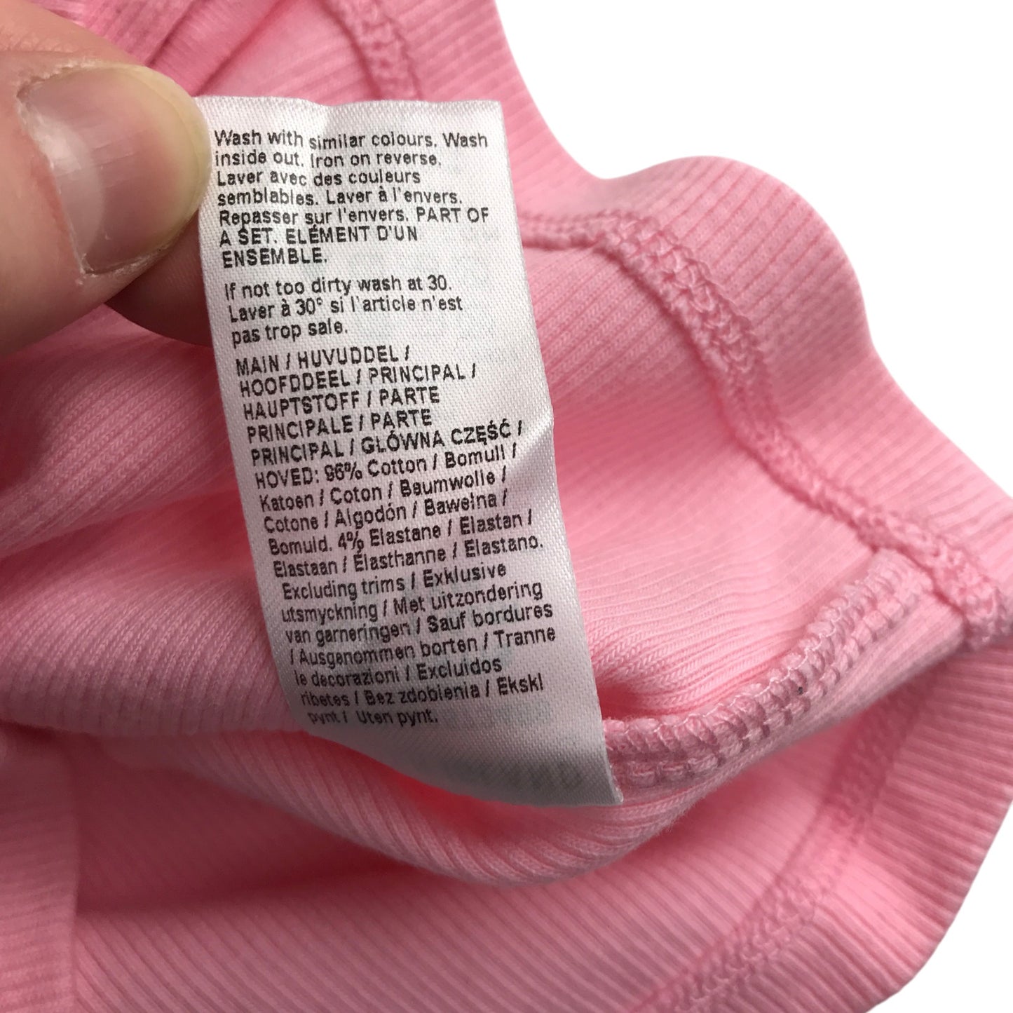 River Island and George summer bundle 5-6 years pink hooded t-shirt and grey shorts cotton viscose elastane