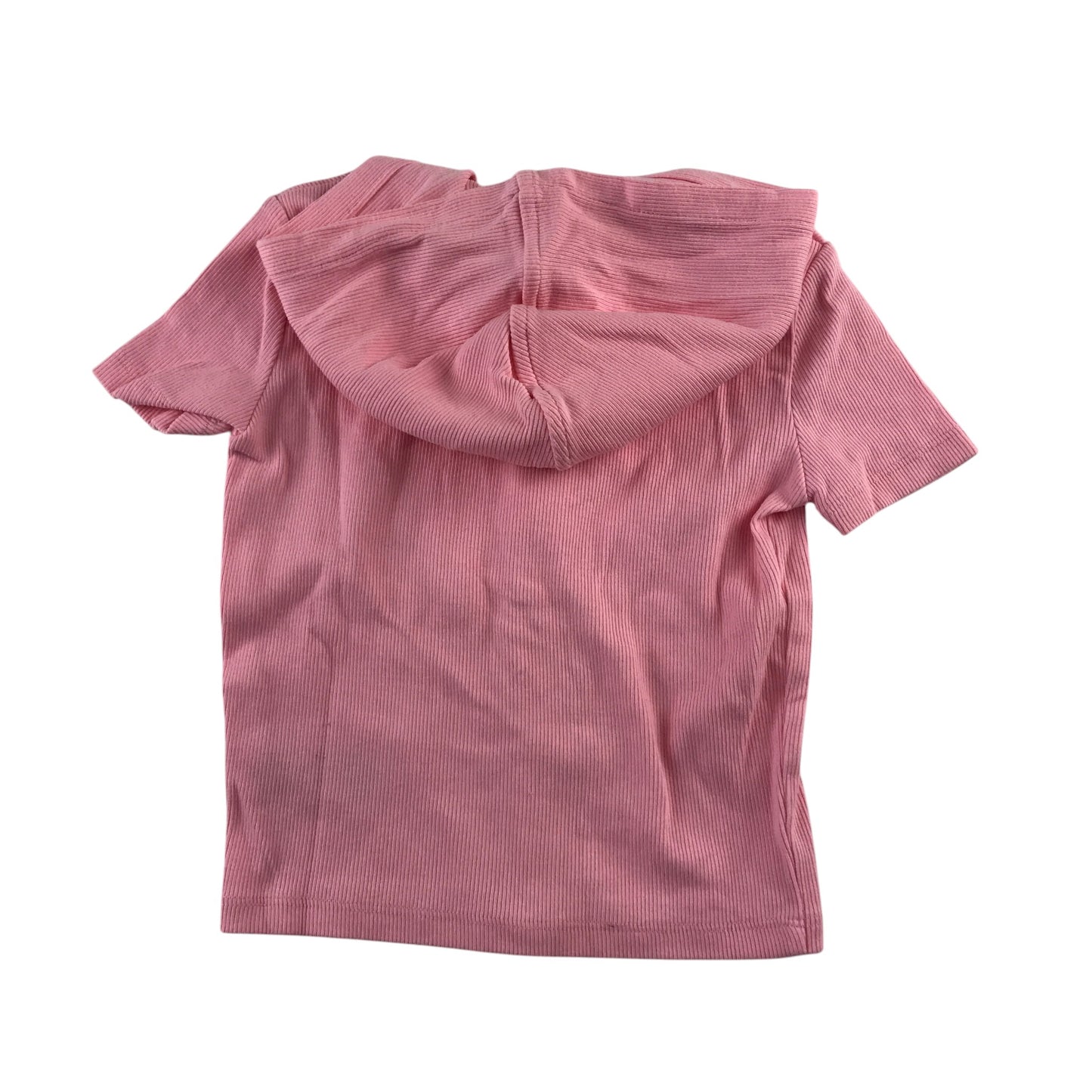 River Island and George summer bundle 5-6 years pink hooded t-shirt and grey shorts cotton viscose elastane