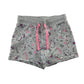 River Island and George summer bundle 5-6 years pink hooded t-shirt and grey shorts cotton viscose elastane