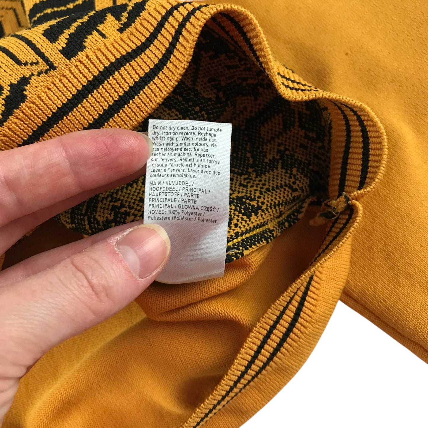 River Island and Next 8-10 years mustard jumper and jeans bundle graphic