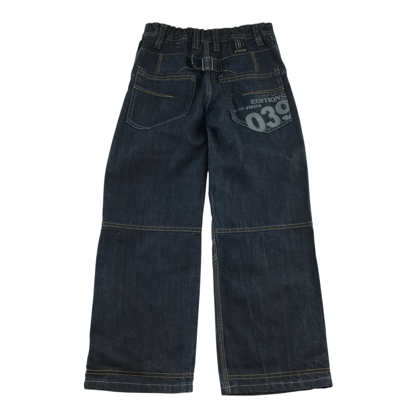 River Island and Next 8-10 years mustard jumper and jeans bundle graphic