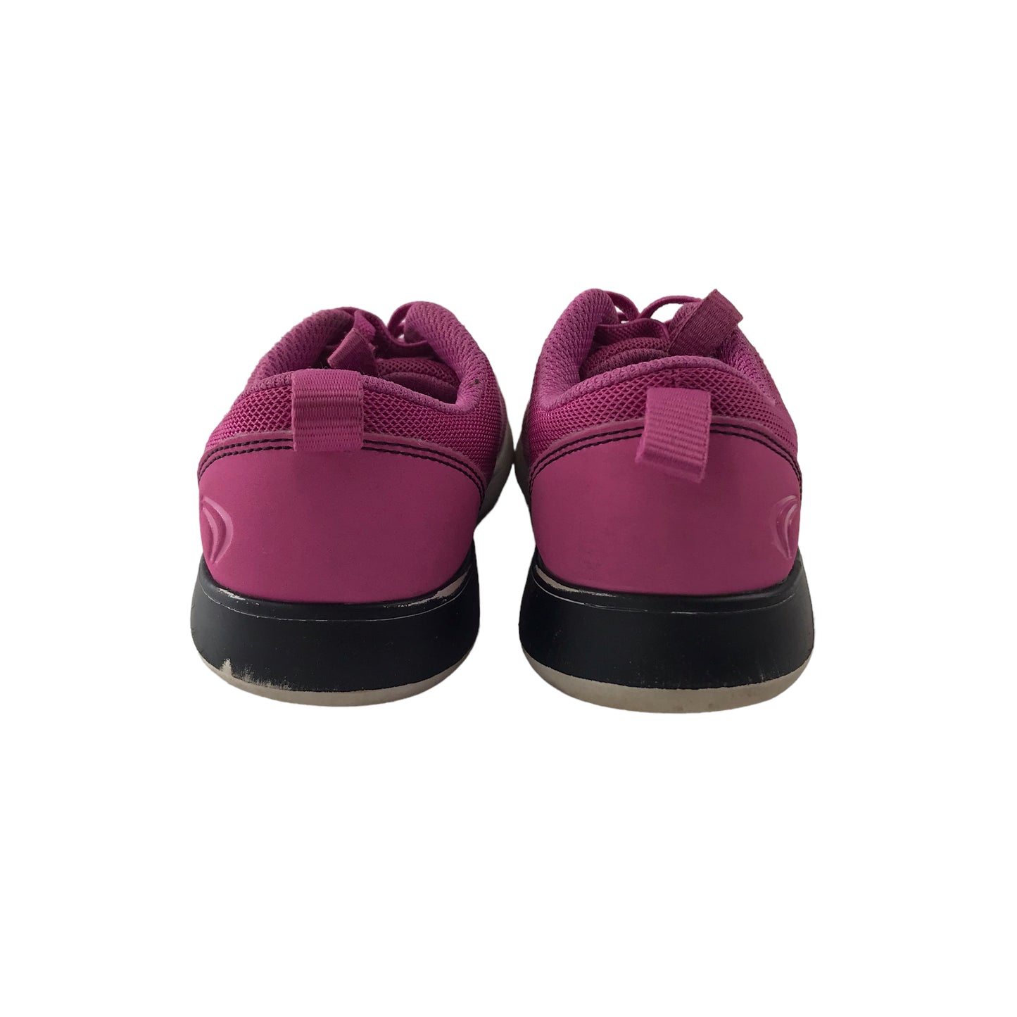 Clarks Trainers Shoe Size 12.5 Junior Pink with Laces