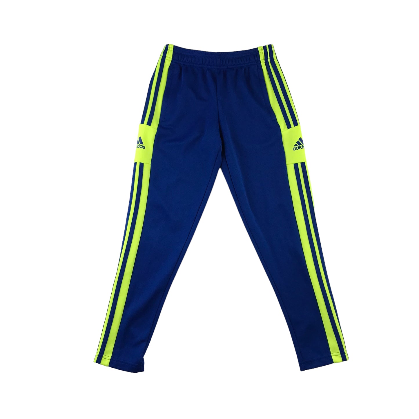 Nike joggers 9-10 years blue and neon slim leg with elasticated waistband