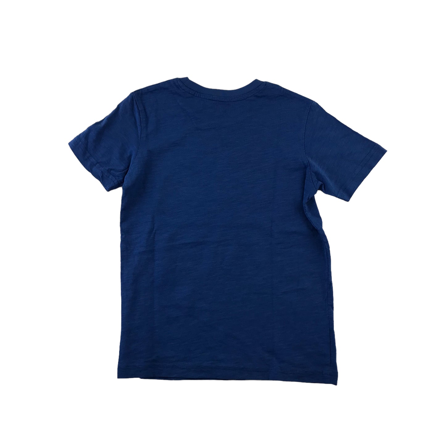 Jack and Jones t-shirt 7-8 years blue print pattern short sleeve cotton