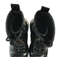 Schuh size 13 junior black glossy faux leather boots