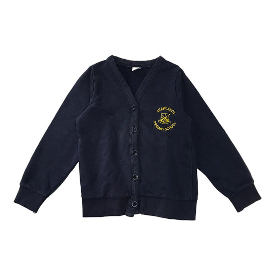 *Shawlands Primary Navy Blue jersey cardigan