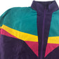 Shein light jacket women's size XL multicolour 80's retro style light windbreaker