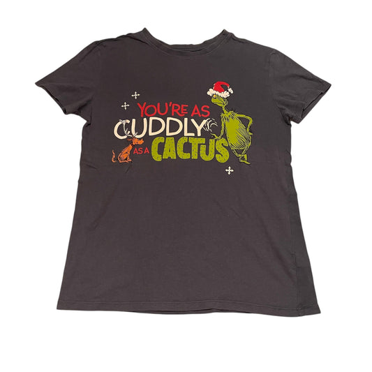 Sinsay 11-12 years grey t-shirt Christmas The Grinch cotton