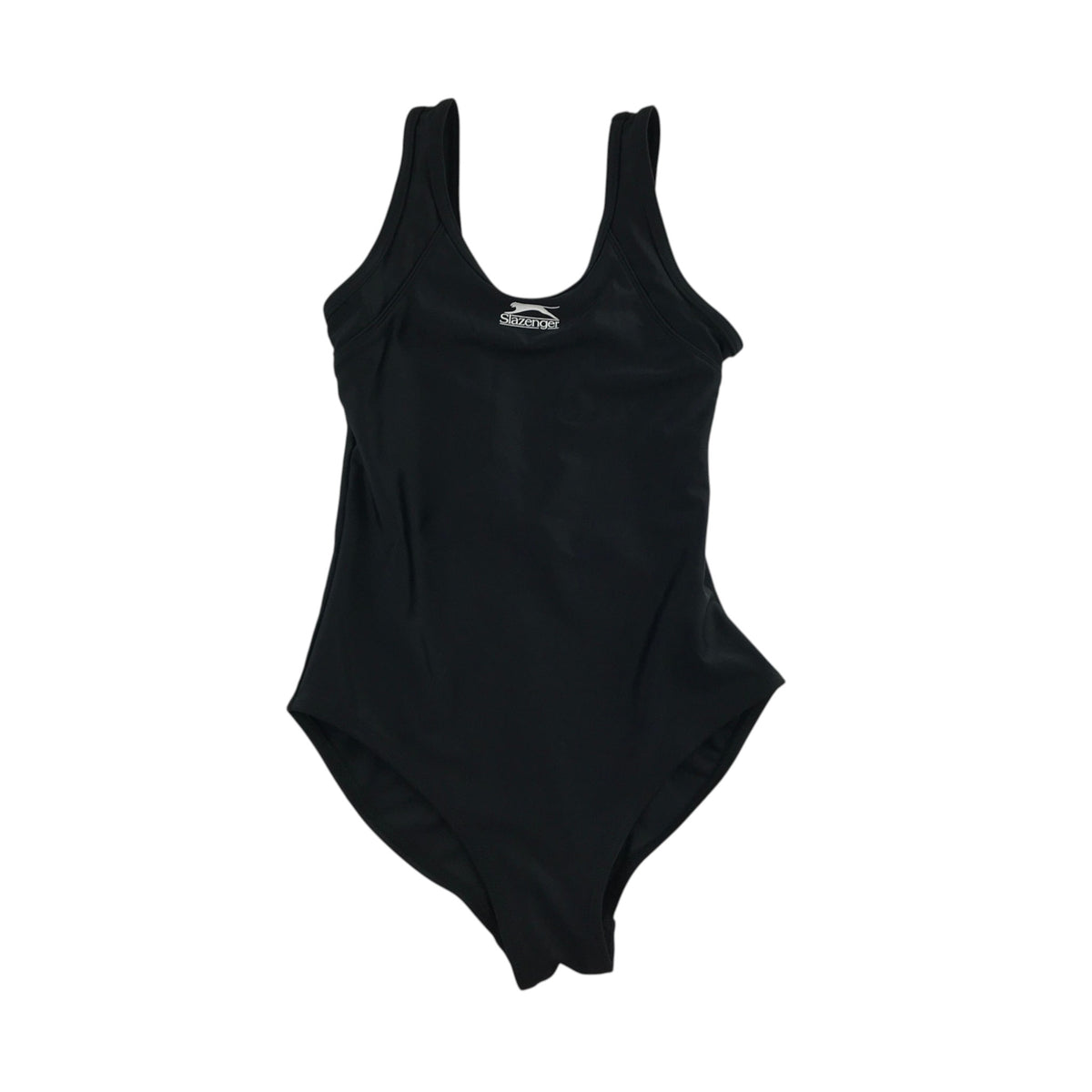Slazenger 7-8 years black swim costume nylon elastane polyester