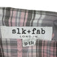 Slk + Fab 10-11 years grey check shirt cotton