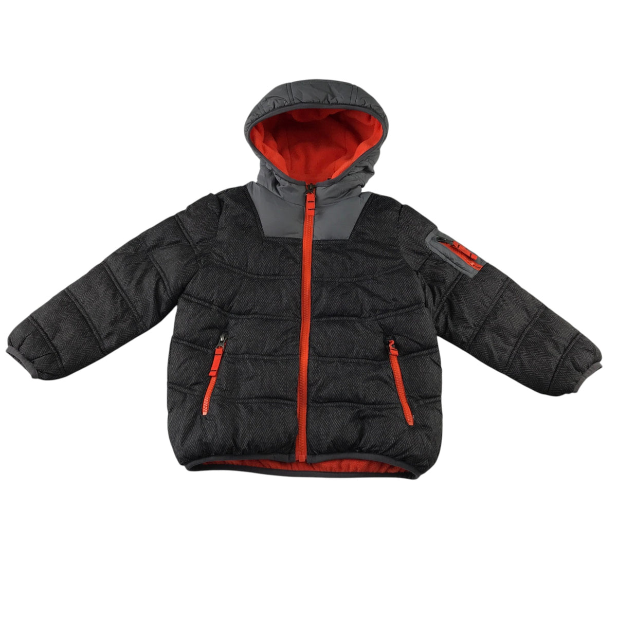 Snozu 4 years black puffer jacket polyester nylon