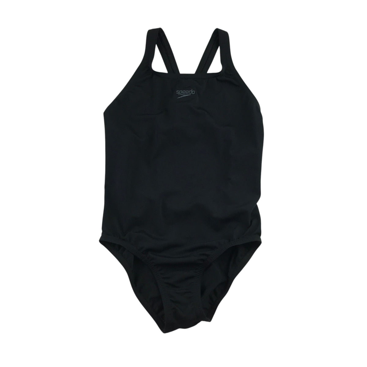 Speedo 11-12 years black swim costume polyester
