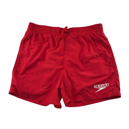 Speedo 11-12 years red swim trunks polyester