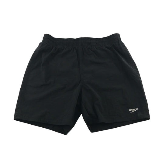 Speedo 12-13 years black swim trunks nylon polyester