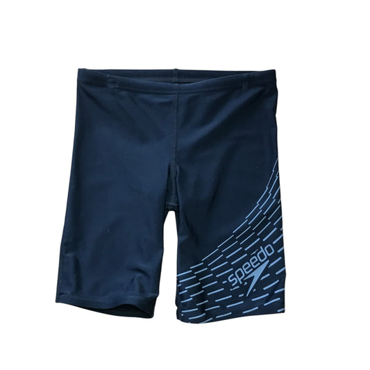 Speedo 5-6 years black long swim briefs polyester nylon polyamide