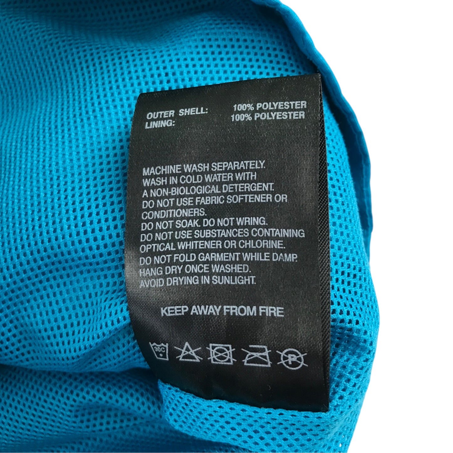 Surfanic 9-10 years bright blue outdoor jacket polyester