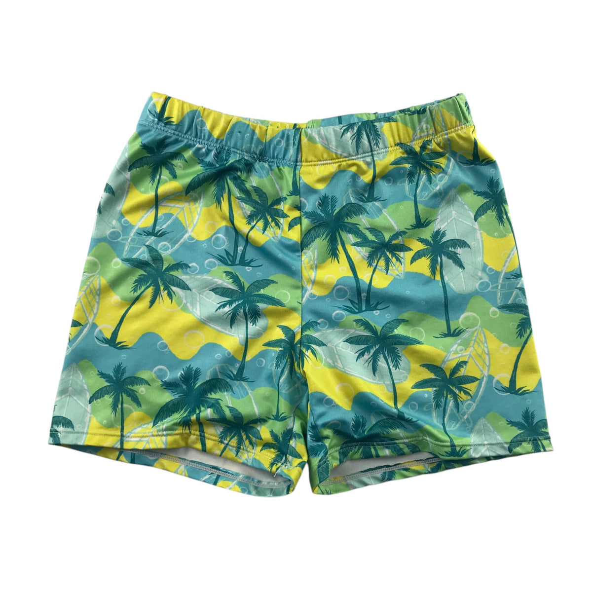 Swim shorts 9-10 years multicolour palm trees polyester elastane