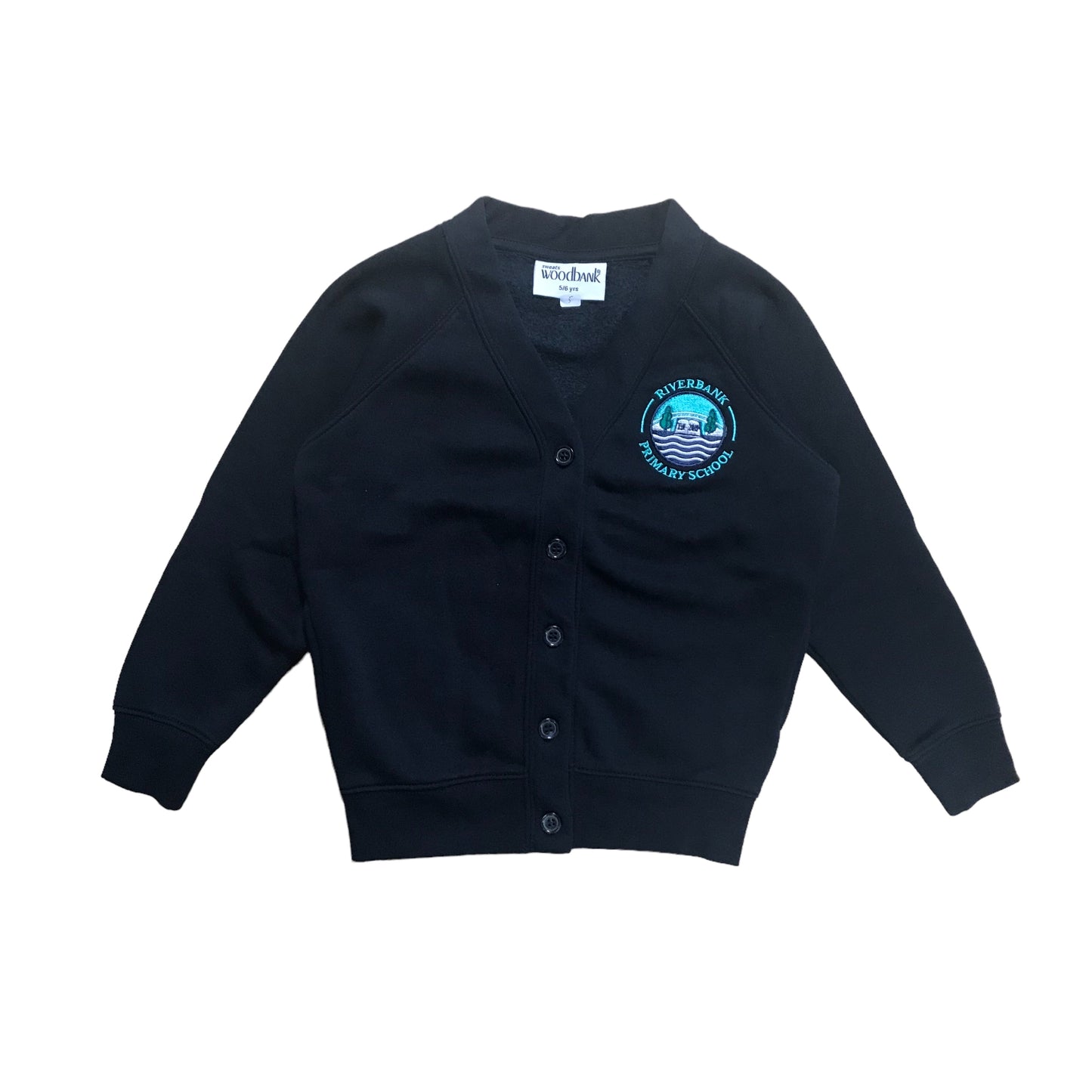 Riverbank Primary Navy Blue Jersey Cardigan