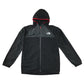 The North Face 14-16 years black and grey hooded windbreaker