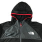 The North Face 14-16 years black and grey hooded windbreaker