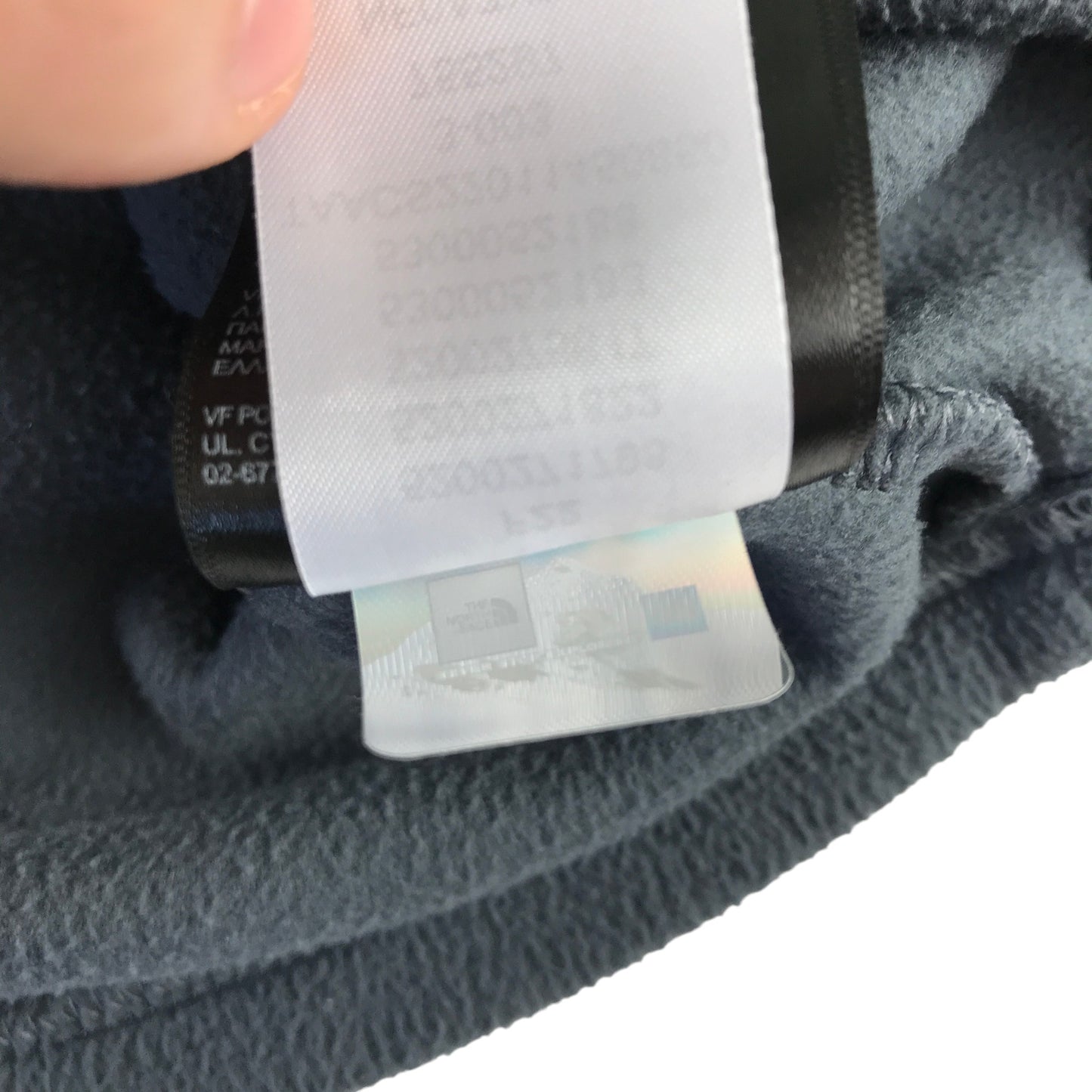 The North Face 5-6 years grey quarter zipper fleece