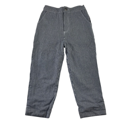 The White Company 4-5 years striped navy blue trousers cotton