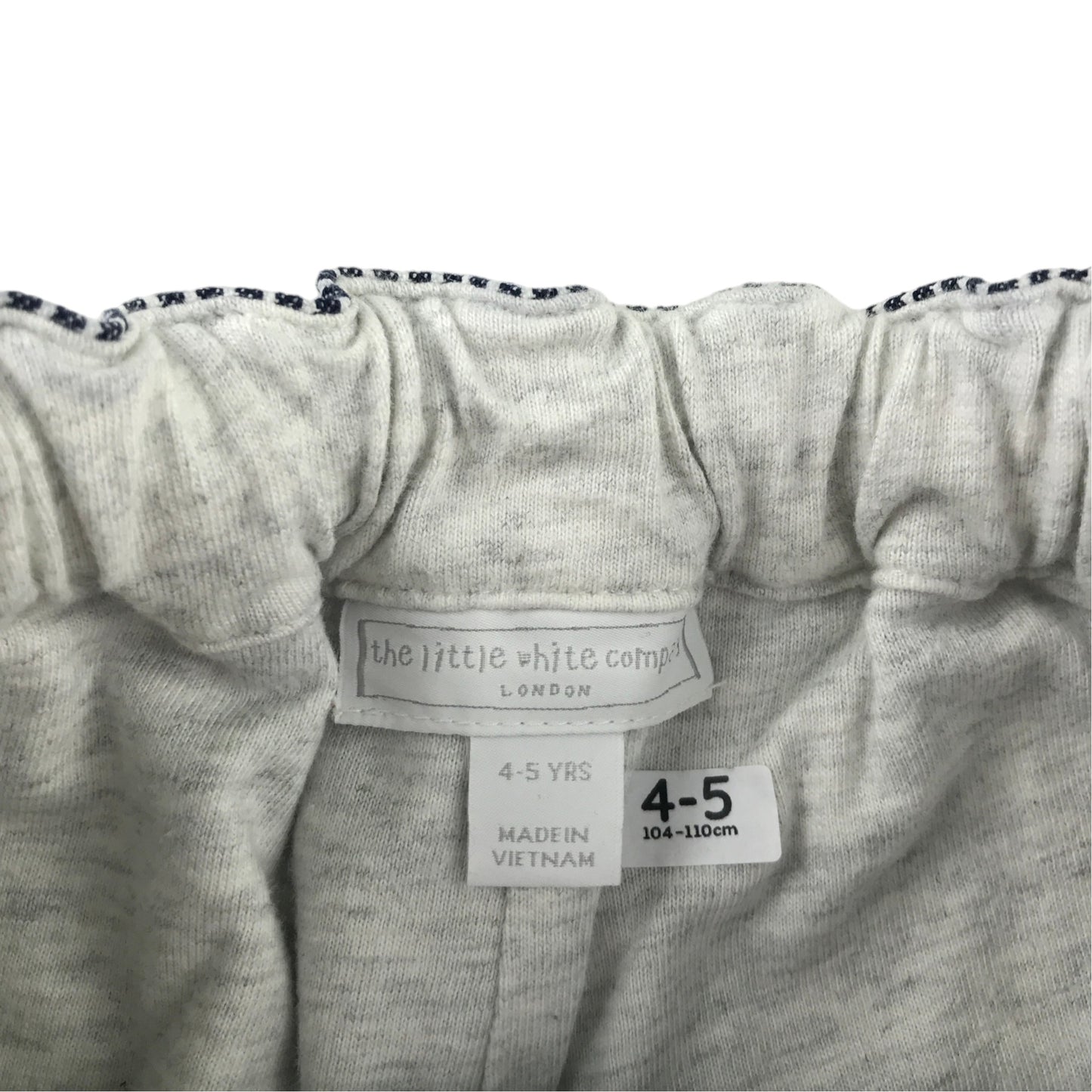 The White Company 4-5 years striped navy blue trousers cotton