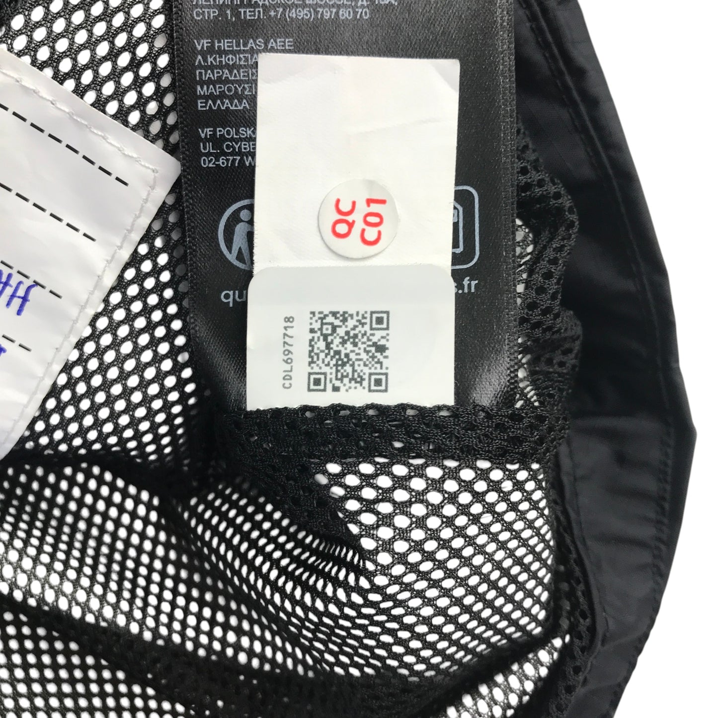 The North Face girls XXL 14-16 years black windbreaker jacket