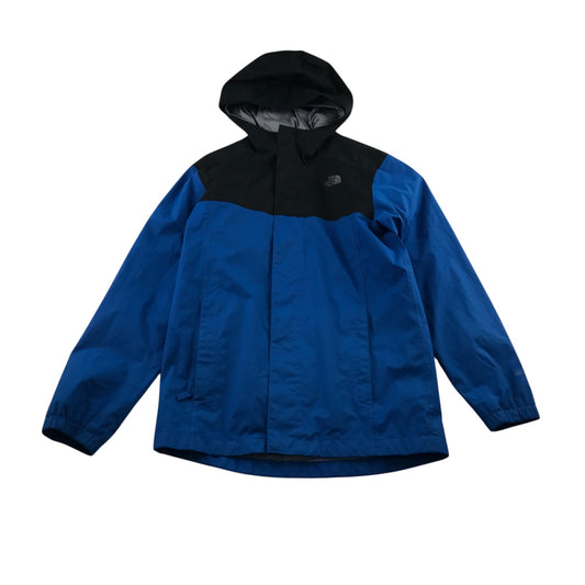 The North Face 9-10 years blue and black light jacket waterproof polyester