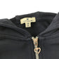 Tom Tailor 8-9 years navy blue zipper hoodie with sequin butterfly cotton