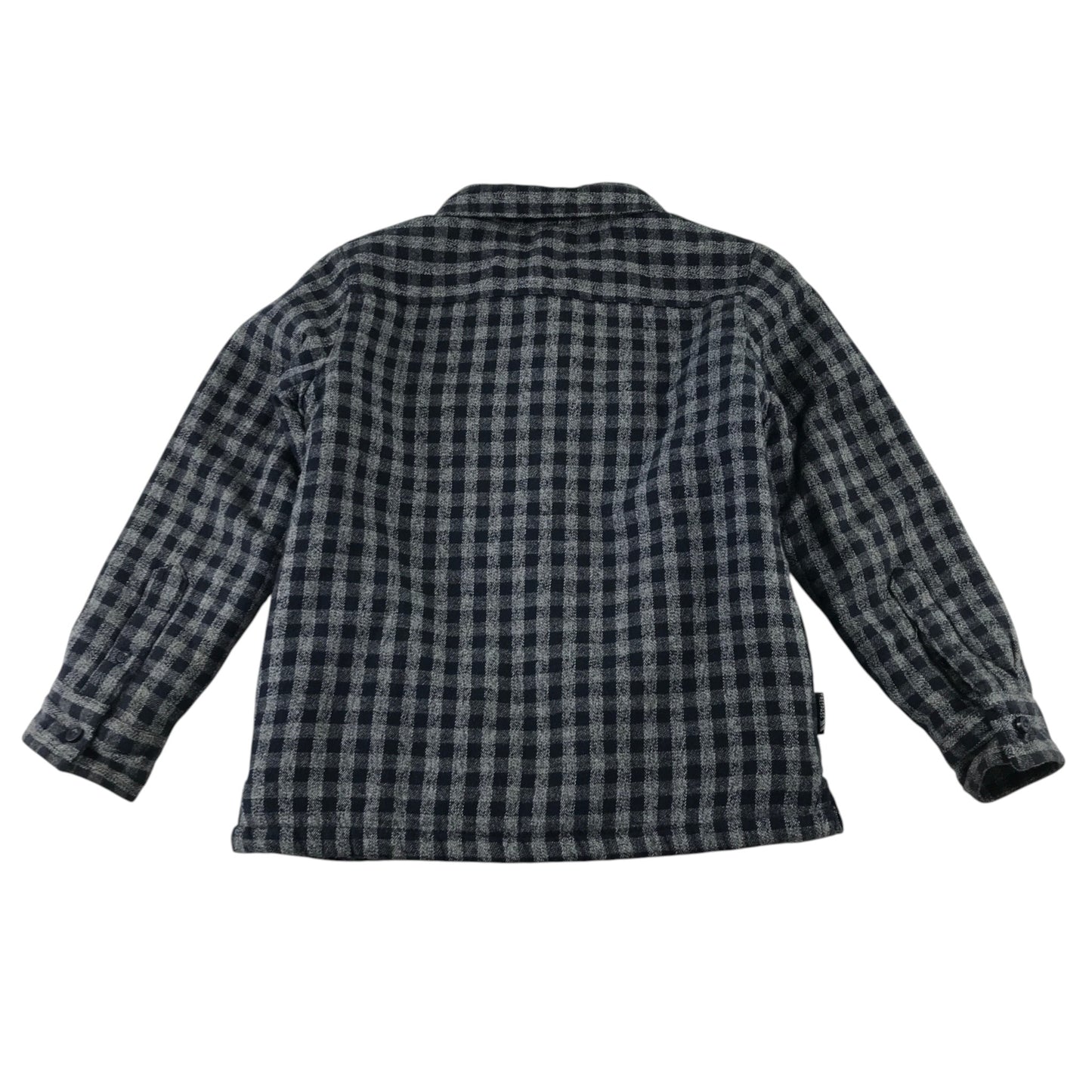 Trespass 5-6 years navy blue check shirt cotton polyester