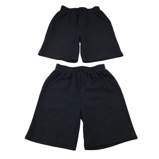Tu 10-11 years shorts bundle navy blue jersey cotton polyester