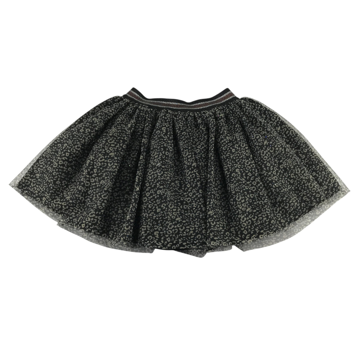 Tu 10 years black sparkly party skirt polyester
